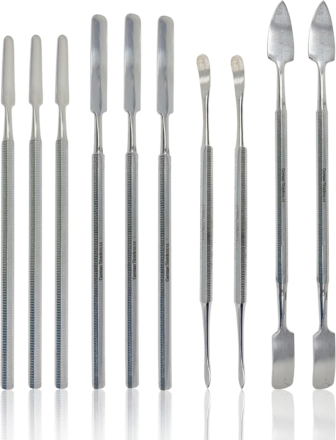 10 Pc Stainless Steel Spatula/Chisel Tool Set