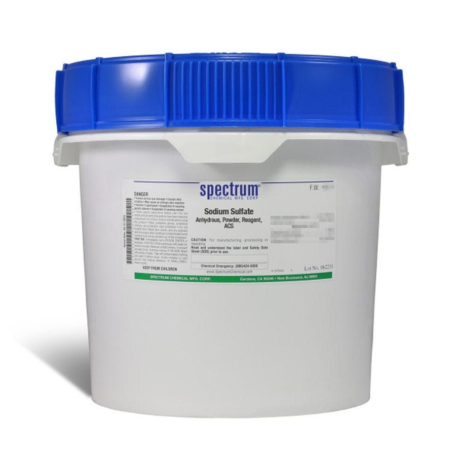 Spectrum Chemical Sodium Sulfate, Anhydrous, Granular, Reagent ACS Grade; 12 kg