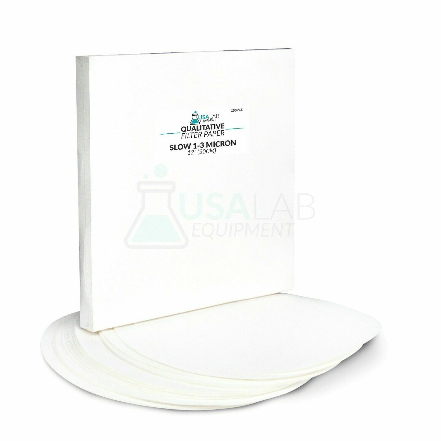 USA Lab Qualitative Filter Paper - Slow 1-3µm - Various Sizes
