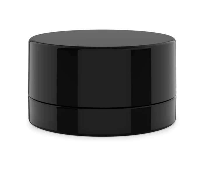 Glass Jars 9ml Black with Black Child Resistant Lid