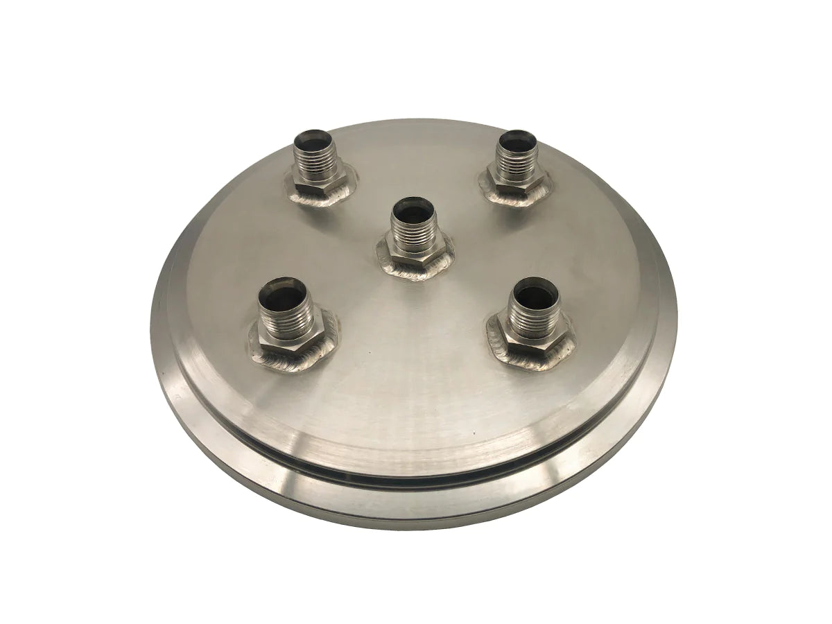 End Caps with Compression Ports