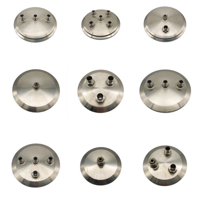 End Caps with Compression Ports