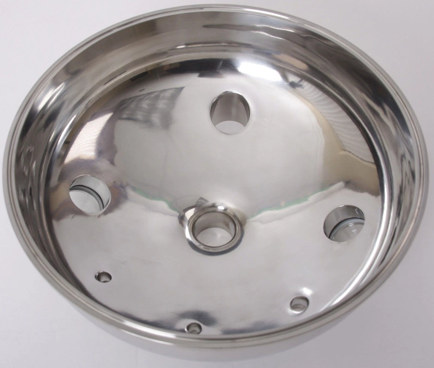 Domed Extraction Tank Lid - Tri Clamp 12" x 1.5" w/ (2) 1.5" SGPVs, (2) FNPT 1/4", FNPT 3/8"