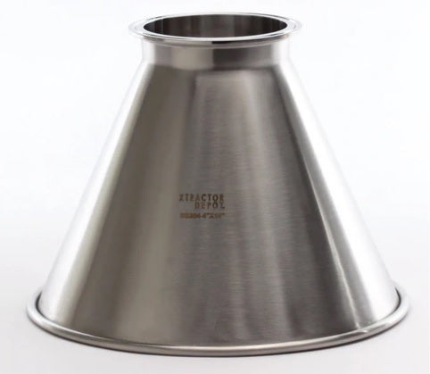 Conical Grist Hopper - Tri Clamp