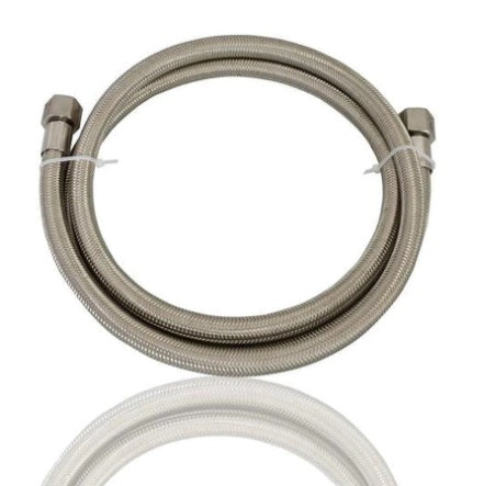 3/8" FJIC Stainless Steel Braided Hose