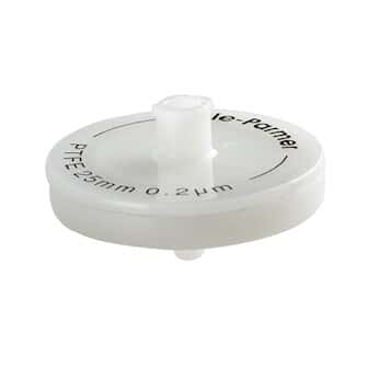 Cole-Parmer Essentials PTFE Chromatography Syringe Filter, 0.45µm Pore, 25mm Dia, 100/Pk