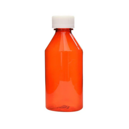 Graduated Oval RX Bottles with Caps