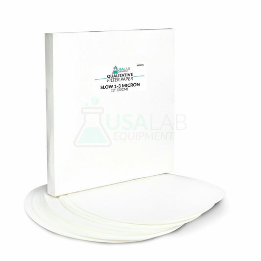 USA Lab Qualitative Filter Paper - Slow 1-3µm - Various Sizes