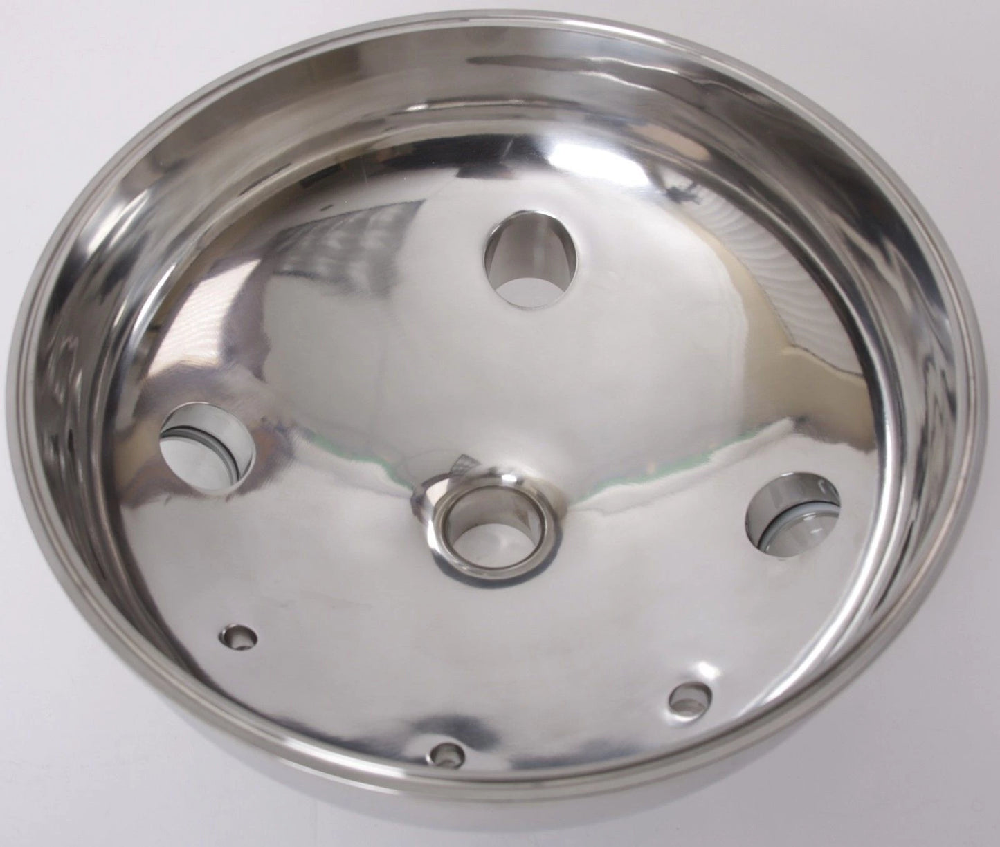 Domed Extraction Tank Lid - Tri Clamp 12" x 1.5" w/ (2) 1.5" SGPVs, (2) FNPT 1/4",  FNPT 3/8"