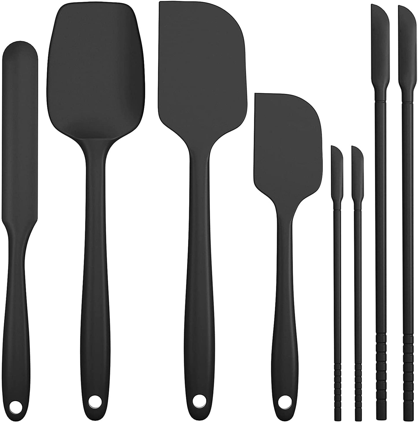 Silicone Heat Resistant Spatula,  Set of 8