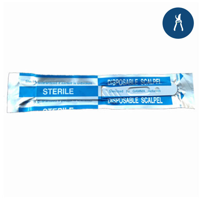 Sterilized Disposable Scalpels, 10 pack